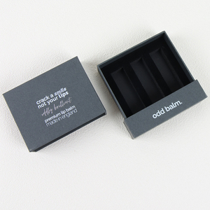 Custom logo 7*7*3cm Rigid Cardboard <b>Ring</b> Boxes Jewellery Packaging - Product Image 3