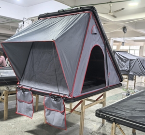 Tienda de techo de coche de aluminio más <span class=keywords><strong>barata</strong></span> 1,45 m de ancho carcasa de aluminio techo de coche superior 4x4 todoterreno <span class=keywords><strong>Camper</strong></span> Van tienda en <span class=keywords><strong>la</strong></span> azotea para acampar - Product Image 6