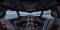 Simulateur de Vol Airbus A320, Cockpit de Pilotage, Dispositif d'Entraînement au Vol