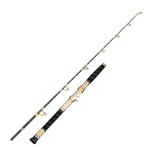 Canne à pêche spinning <span class=keywords><strong>2</strong></span> sections en fibre de verre pour la pêche en mer et en bateau, longueurs 1.65m, 1.8m, 1.95m, <span class=keywords><strong>2</strong></span>.1m, idéale pour la pêche en haute mer. - Product Image 5