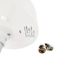 Antenne MIMO extérieure pour 5G/4G/3G/2G 600-6000MHz 2x30dBi à gain élevé longue portée alimentation externe STC Zain Mobily (alimentation uniquement) Terre ferme