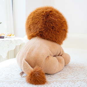 Peluche Ufficiale del Leone Virale di Douyin, Giocattolo Morbido e Coccoloso, Confortante, Regalo per Ragazze, Stile Americano Carino - Product Image 4