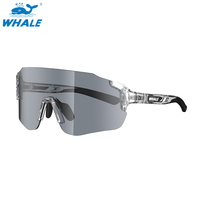 Lunettes de cyclisme sans monture en gros d'usine, lunettes de soleil sportives anti-vent UV400, fabricant de lunettes de course sans monture avec logo personnalisé