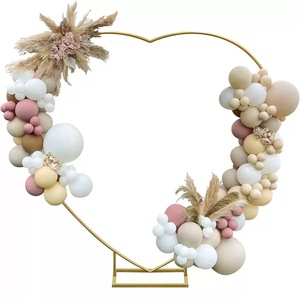 <span class=keywords><strong>Arche</strong></span> de mariage en fer forgé en forme de cœur 2m x 2m pour les célébrations de mariage et d'<span class=keywords><strong>anniversaire</strong></span> - Product Image 2