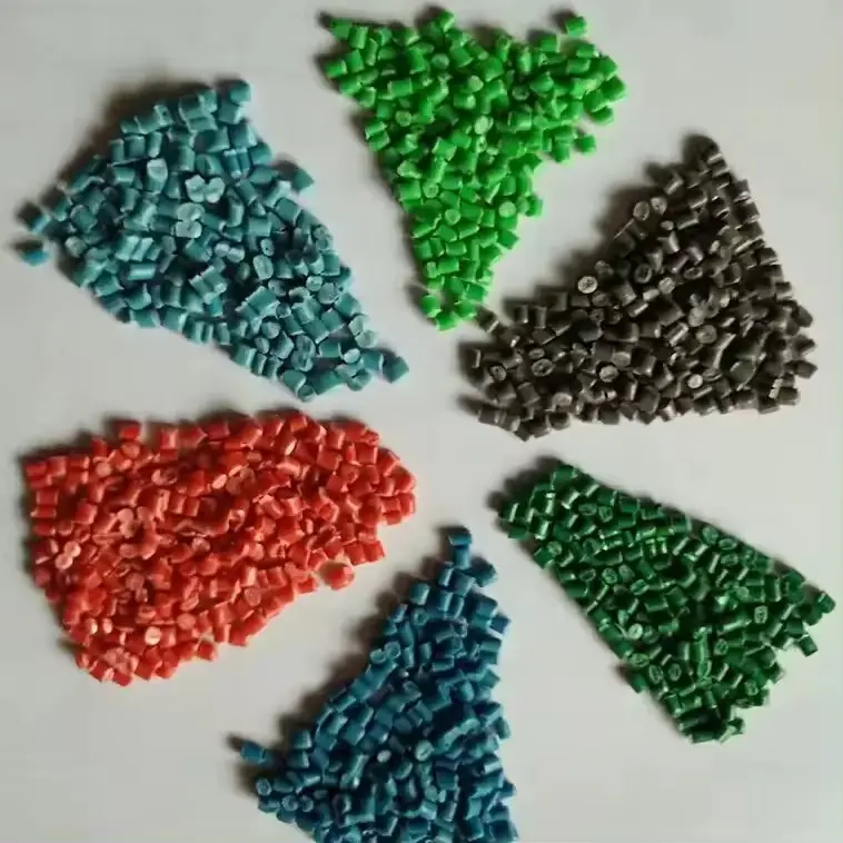 Riciclato pp/ppcp/hdpe granuli di colore nero prezzo di fabbrica nero pp resina granuli di pellet materia prima per iniezione