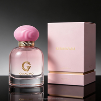 Flacon de parfum cylindrique de luxe avec vaporisateur, flacon de parfum vide de luxe avec boîte, flacon de parfum OEM de haute qualité