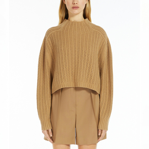 Logo personnalisé Designer Fleur À La Main Gros Tricot Cardigan Pull Femmes Tricots Tricoté À La Main Femmes Chandails Cardigans - Product Image 1