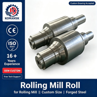 Fabricant chinois d'arbres à rouleaux longs personnalisés S45C pour moulin à canne à sucre, pièces de rechange usinées CNC, grand arbre à rouleaux pour laminoir