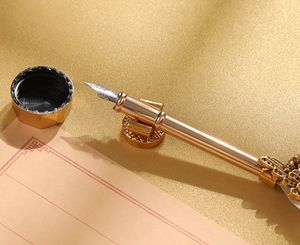 Xinyiart rétro <span class=keywords><strong>calligraphie</strong></span> <span class=keywords><strong>plume</strong></span> hibou <span class=keywords><strong>plume</strong></span> stylo avec <span class=keywords><strong>plume</strong></span> cire sceau timbre peinture brosse Script régulier écriture outils ensemble - Product Image 6