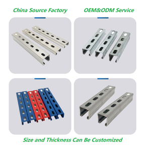 Profilé en C Unistrut de haute qualité personnalisé, <span class=keywords><strong>canal</strong></span> Unistrut, profilé en C à rainures, <span class=keywords><strong>canal</strong></span> en acier - Product Image 2