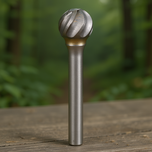 Fresa Rotativa de Punta Esférica de Carburo Sólido, 12.7 mm de Diámetro, 11 mm de Longitud, 6 mm de Vástago, para Cortar Metal, Madera y Plástico - Product Image 3