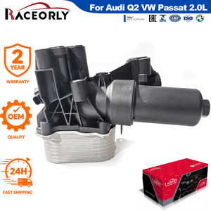 RACEORLY 05L115389AE 05L115389AG Oil Filter Housing Assembly for Audi A3 <strong>Q2</strong> Q3 VW Golf Passat 2.0TDI DSUD DTRB - Product Image 1