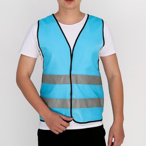 Gilet de <span class=keywords><strong>chantier</strong></span> Gilet de sécurité réfléchissant Gilet respirant de construction Équitation Vêtements de conducteur de nuit - Product Image 6
