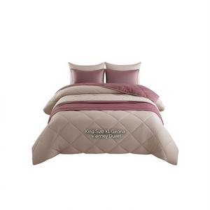 Edredón Girona Vianney King Size XL, Acolchado con Diseño de Diamantes, de Poliéster, para Uso Doméstico - Product Image 1