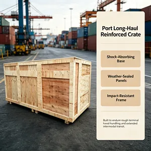 Multi Layer Protection Sea Freight Wooden <b>Crate</b> Testing Machine Whole <b>Pack</b> Cross Border Freight Anti Knock Case - Product Image 4
