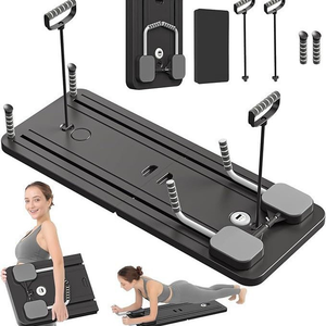 CZFIT Foldable Black <b>Pilates</b> Board Set Multifunctional Eco-Friendly Durable Portable <b>Yoga</b> Exercise Board for Home Gym - Product Image 1