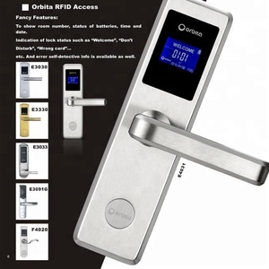 2025 스마트 RFID 호텔 잠금 시스템 방수 알루미늄 PC 전자 도어 핸들 잠금 호텔 도어 보안에 대한 경쟁력있는 가격 - Product Image 5