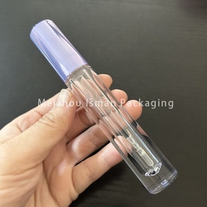 ISMAN 2026 Nuevo Tubo de Brillo Labial Redondo Morado de 6ml con Aplicador Transparente, Envase Vacío de Pared Gruesa para Brillo Labial, Venta al por Mayor, Contenedor con Logotipo Personalizado - Product Image 6