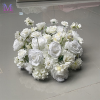Couronnes de fleurs artificielles blanches MILE en promotion, guirlandes rondes à motif floral pour la décoration d'événements et de mariages