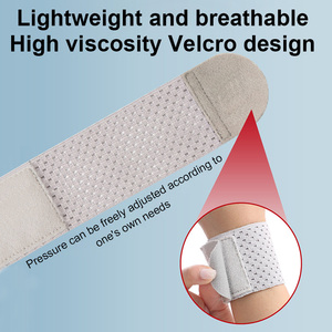 อุปกรณ์พยุงข้อมือแบบสั่งทำจากโรงงาน ผลิตจากไนลอนและผ้าฝ้าย ระบายอากาศได้ดี ใช้สำหรับฤดูร้อน ป้องกันข้อมือ พร้อมแถบตีนตุ๊กแกสำหรับปิด ใช้สำหรับโรคอุโมงค์ข้อมือและเล่นกีฬา - Product Image 5