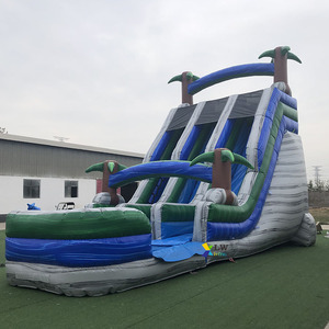 Thương mại PVC đôi trượt thư bị trả lại nhà Jumper bouncy lâu đài lớn trượt nước hồ bơi trượt nước Inflatable - Product Image 2