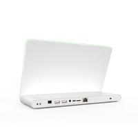 Quiosco de negocios de escritorio Android todo en uno de 10,1 pulgadas con luz RGB Rk3399, pantalla LCD y pantalla táctil, tableta PC en forma de L