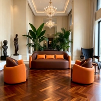 Conjunto de Sofá Modular Curvo Moderno, Tapizado en Esponja, 2 Sillones, Espuma de Alta Densidad, Construcción Duradera para un Estilo Contemporáneo