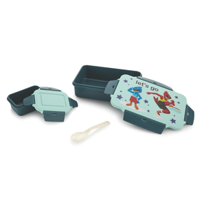 Lunch <b>box</b> with durable plastic body spacious compartments and airtight design ideal for keeping meals fresh for school office - Product Image 4