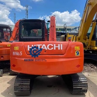 Excavatrice compacte sur chenilles Hitachi ZX70 d'occasion de qualité supérieure, excavatrice hydraulique d'origine pour des performances urbaines exceptionnelles