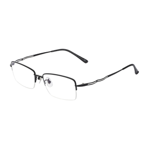 Gọng Kính Mắt Thời Trang Cho Nữ, Gọng Kính Nửa Gọng Kim Loại Màu Tùy Chỉnh Quang Học Mới Nhất - Product Image 4