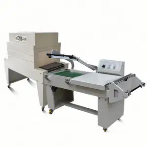 new Semi automatic L-type film sealing and cutting bagging machine heat shrink film packaging machine