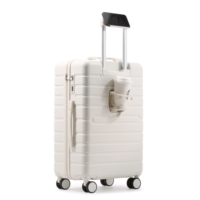 Ensemble de bagages rigides modernes à 4 roues pivotantes, légers, durables, en polycarbonate, imperméables, classiques et simples, vente en gros à prix abordable