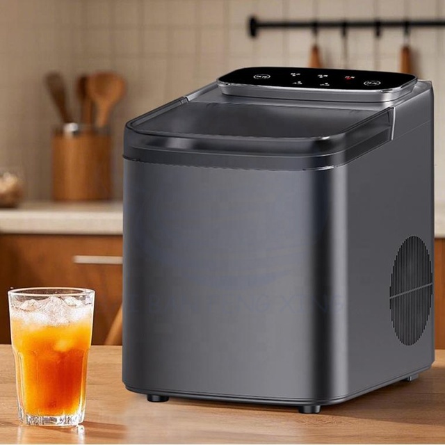 Home Mini Ice Maker Daily Production 12kg Automatic Cleaning Size Ice Adjustable Ice Maker
