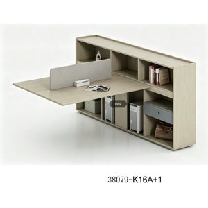 Escritorio Ejecutivo Moderno de Madera con Gabinete de Almacenamiento 38079-G16A, Muebles de Oficina Independientes - Product Image 5