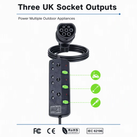 AOTAI Typ 2 V2L-Kabel mit UK 3-Wege-Steckdose EV Vehicle-to-Load Entladekabel für BYD Omoda Jaecoo GWM TANK