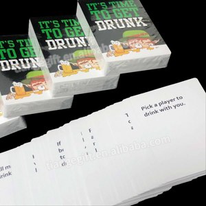Bebida personalizada Gaming Card Trivia Juegos <span class=keywords><strong>de</strong></span> cartas con caja <span class=keywords><strong>para</strong></span> adultos - Product Image 6