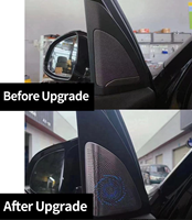 Pour BMW Série G01 G02 Nouvelle X3 X4 – Cache-haut-parleur LED pour voiture, tweeter avec éclairage d'ambiance 11 couleurs, son stéréo HiFi, 12V 36W, intérieur
