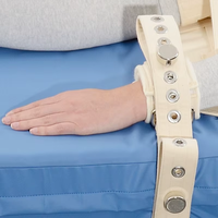 Lit couché réglable verrouillage magnétique contraintes ceinture de retenue psychiatrique ceinture de retenue médicale prisonnier équipement de Bondage complet du corps