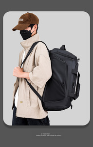Eastpak STATION + Sac de voyage pliable en polyester unisexe 30 x 62 x 29 cm 56 L - <span class=keywords><strong>Noir</strong></span> avec fermeture éclair - Product Image 4