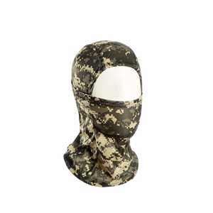 Kamuflaj kaliteli açık hava etkinlikleri için nefes alan örgülü kumaş taktik tam yüz kapatma başlık Balaclava - Product Image 3