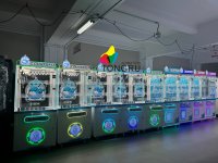 Machine à griffes d'arcade en gros d'usine, jouets en peluche, jeux à pièces, poupées, machine à attraper les peluches avec accepteur de billets