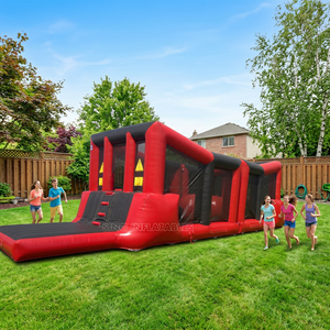 15x4.6 metros los niños n adultos <span class=keywords><strong>wipeout</strong></span> obstáculos inflables entretenidos con grandes rodillos para juegos de equilibrio - Product Image 2