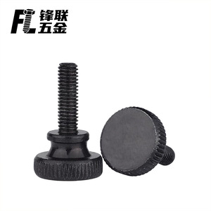 Tornillo moleteado de cabeza alta Fenglian, chapado en zinc negro, GB834 M3-M10, grado de construcción A - Product Image 3