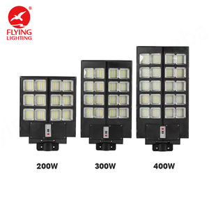 200W 300W 400W Dusk Bình Minh Đường Tích Hợp tất cả một LED ABS IP65 Radar chống nước điều khiển từ xa tự động năng lượng mặt trời ánh sáng đường phố ngoài trời - Product Image 2