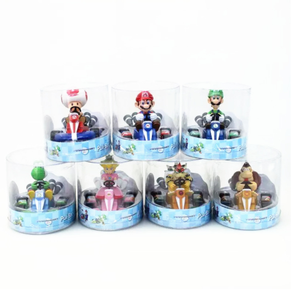 <strong>Mario</strong> Pull-back Racers Clockwork Toy Car Model Racing Car Action Figures Model Toys Wholesale Collection Decoration - Product Image 1