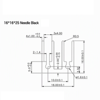 Radiator Heatsink Aluminium untuk Chip Router CPU Cooling Block Profil Aluminium Ukuran Lengkap