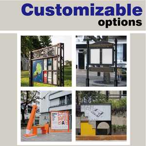 Constructeurs de BUOYANT Panneaux debout d'<span class=keywords><strong>annonce</strong></span> d'affichage extérieur adaptés aux centres commerciaux, aux hôpitaux et aux écoles communautaires - Product Image 5