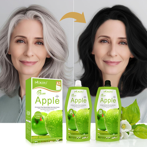 OEM all'ingrosso Apple 72 colore dei <span class=keywords><strong>capelli</strong></span> crema senza ammoniaca senza macchia Apple colore dei <span class=keywords><strong>capelli</strong></span> crema per Unisex <span class=keywords><strong>capelli</strong></span> <span class=keywords><strong>capelli</strong></span> barba colore nero <span class=keywords><strong>colorante</strong></span> - Product Image 5