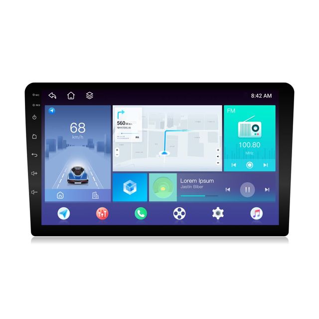 UIS 7865 Android 15 Car Radio Stereo Carplay 4G DSP Multimedia Navigation System for Universal Headunit 9 10 Inch with Fan
