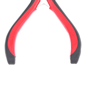 Alicates de punta fina rojos y negros de acero 45, herramientas de joyería para bricolaje, múltiples tamaños, punta cónica afilada - Product Image 1